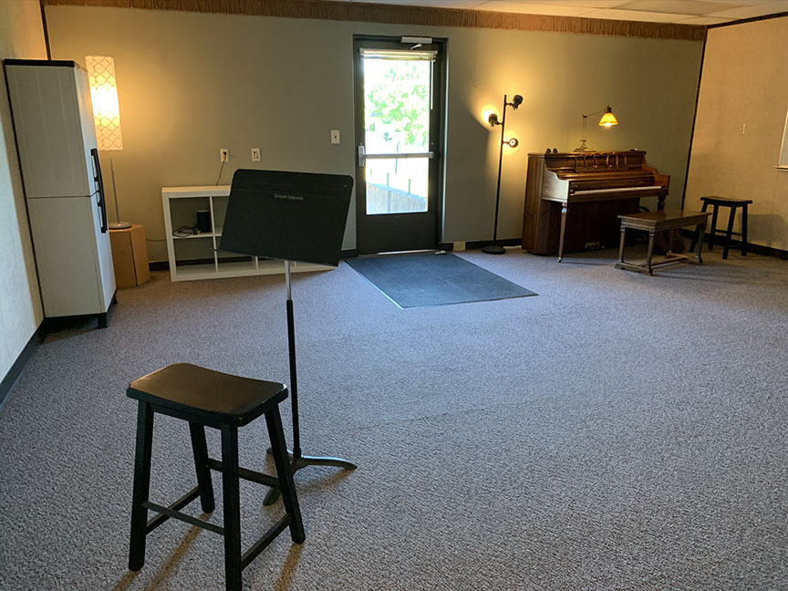 music lesson studio in McMinnville, Oregon