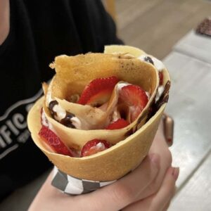sweet crepe from crepe world in mcminnville oregon