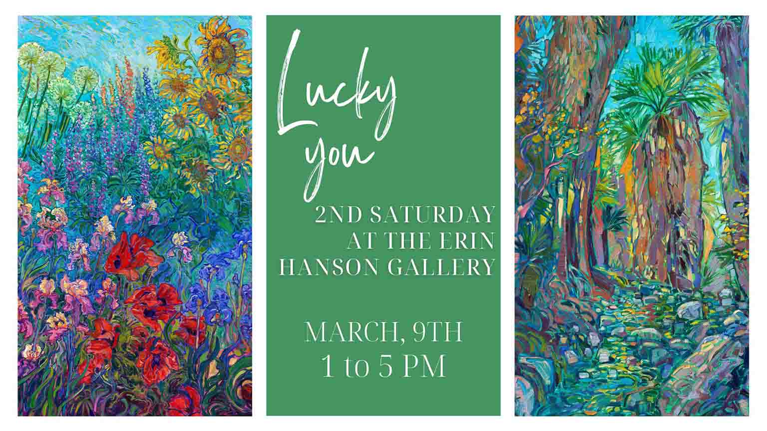 Lucky You, 2nd Saturday at The Erin Hanson Gallery - Keep It Local Mac