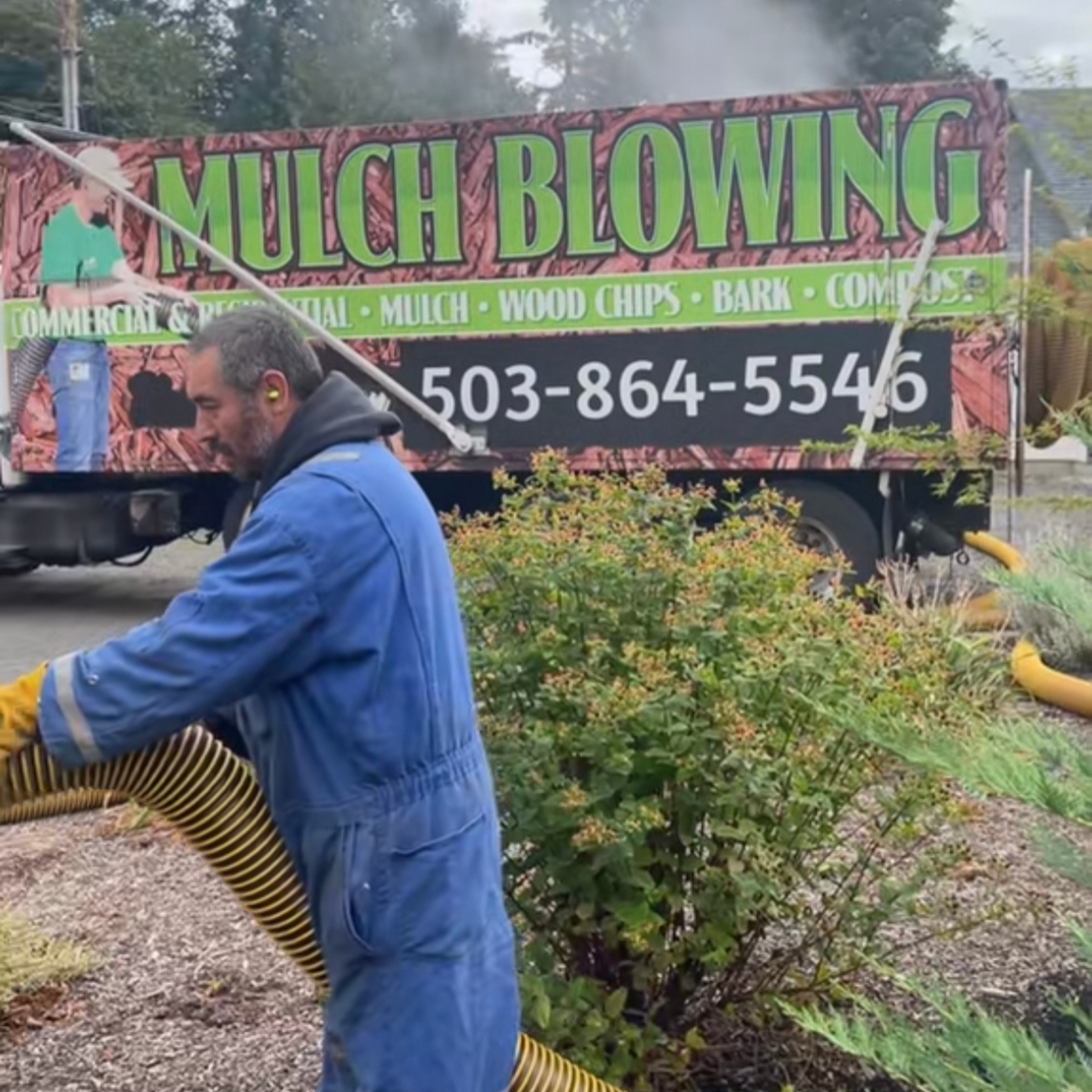 Two Guys Bark Blowing